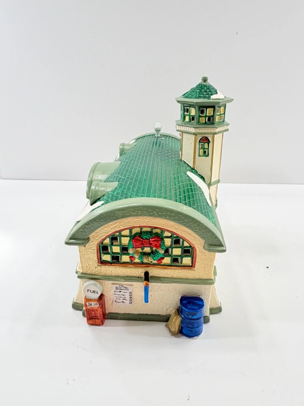 1992 Department 56 Original Snow Village Airport Hanger‎ #5439-9 Vintage IOB